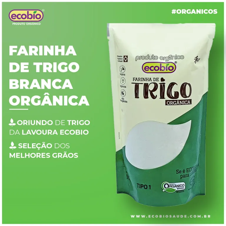 Farinha de Trigo Branca Orgânica
